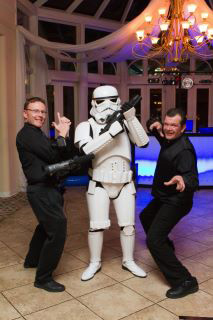 Bar Mitzvah Entertainment with Star Wars Storm Trooper
